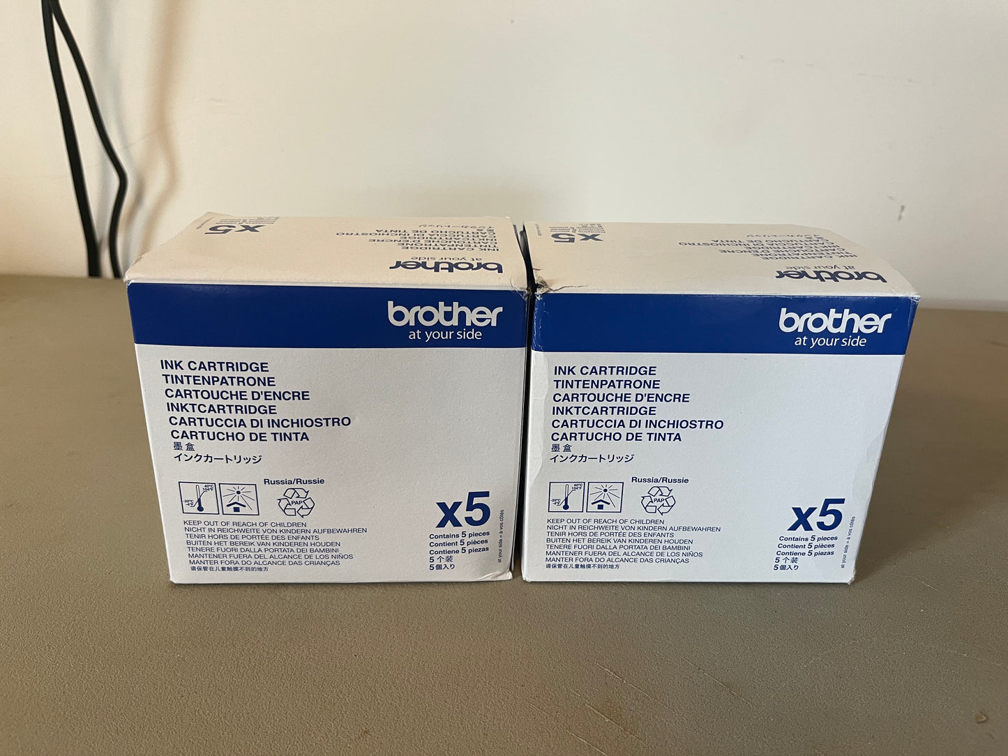 Brother LC201C Cyan Ink Cartridges New in Box (Pack of 10)